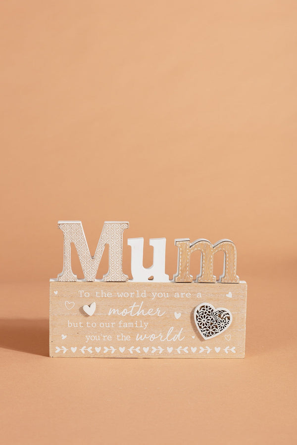 Carraig Donn Wooden Mum Plaque