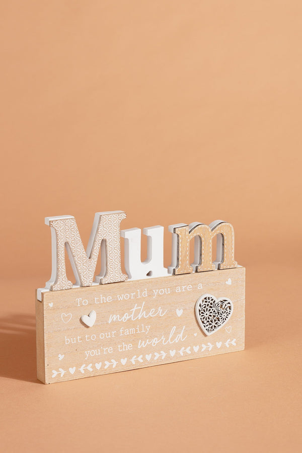 Carraig Donn Wooden Mum Plaque