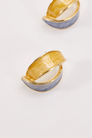 Carraig Donn Yellow and Grey Earrings