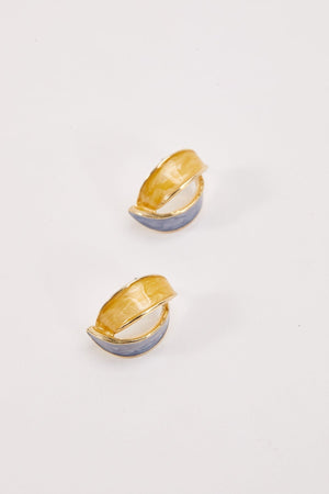 Carraig Donn Yellow and Grey Earrings