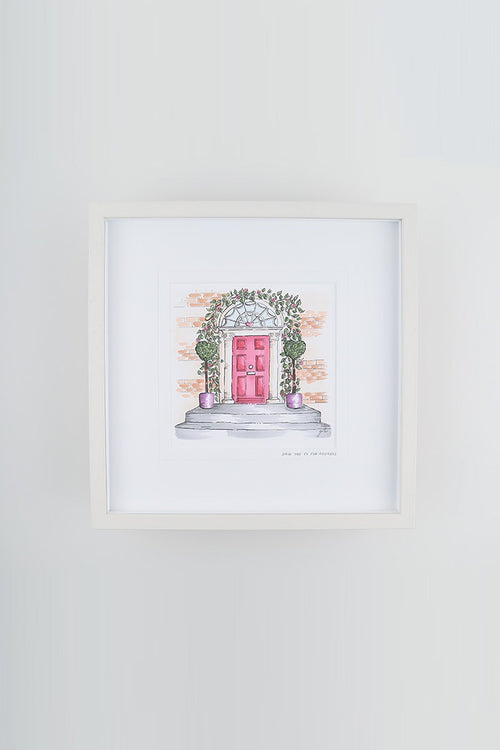 Yes To The Address Large Framed Art Print