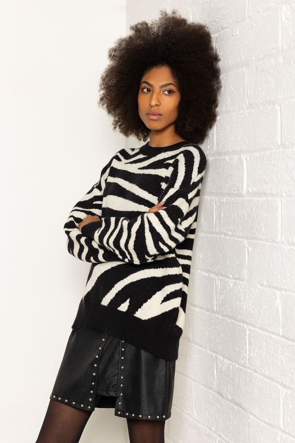 Carraig Donn Zebra Print Knit
