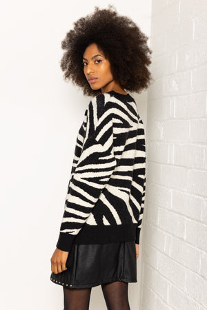 Carraig Donn Zebra Print Knit