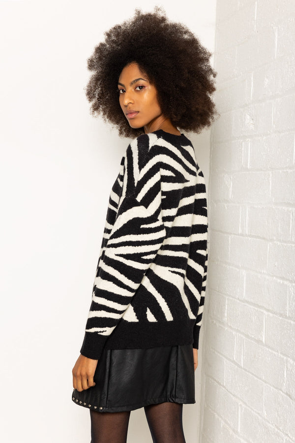 Carraig Donn Zebra Print Knit