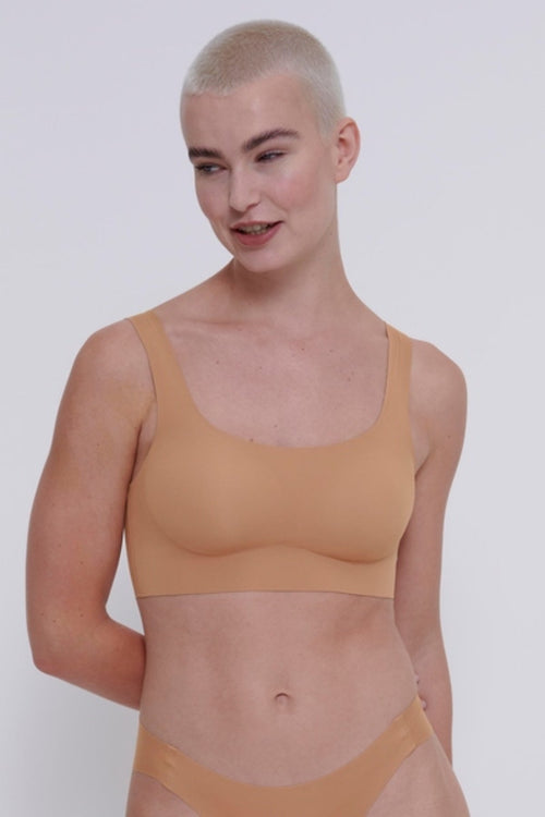 Zero Feel Bralette Top in Nude