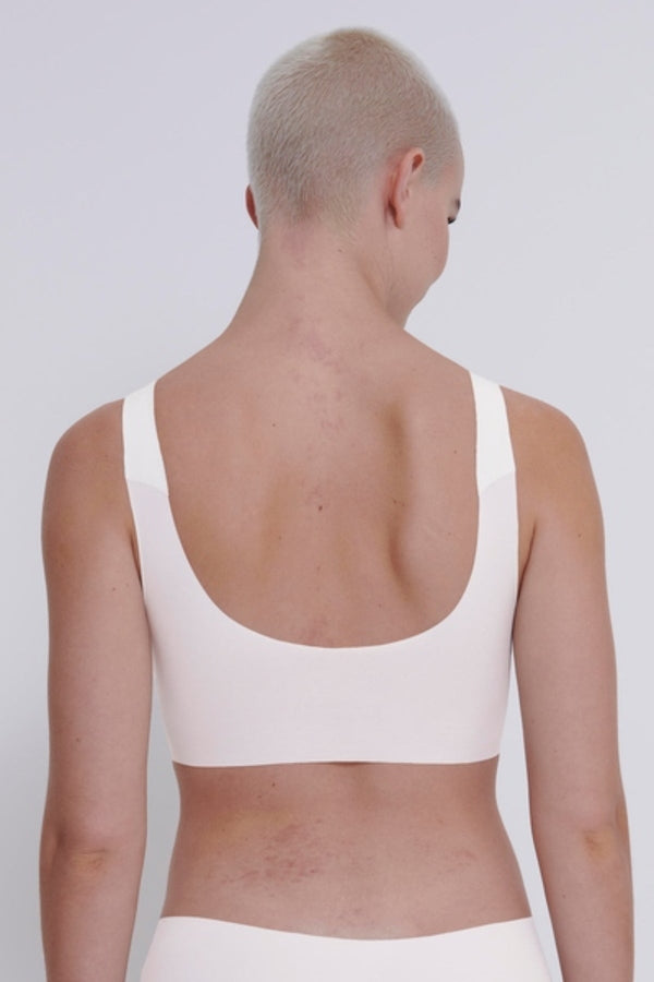 Carraig Donn Zero Feel Bralette Top in White