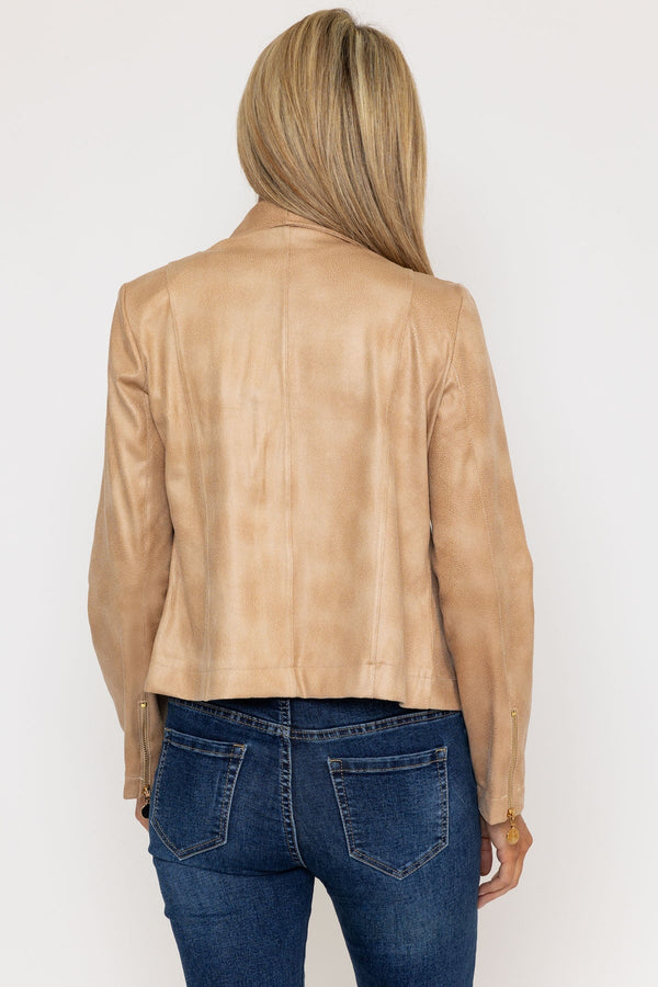 Carraig Donn Zip Jacket in Camel