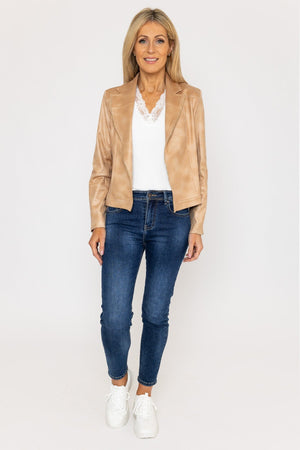 Carraig Donn Zip Jacket in Camel