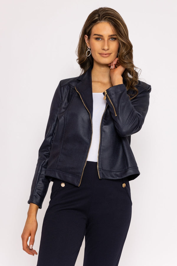 Carraig Donn Zip Jacket in Navy