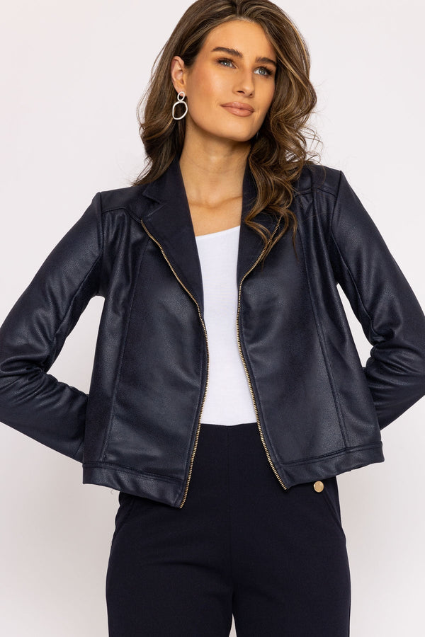 Carraig Donn Zip Jacket in Navy